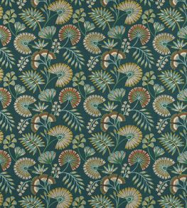 Chiana Fabric by Jane Churchill Teal