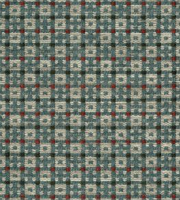 Chiddingstone Fabric by Nina Campbell Blue/Red