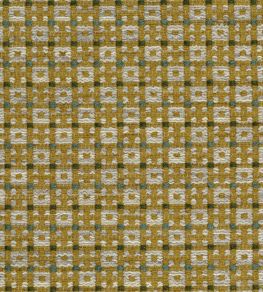 Chiddingstone Fabric by Nina Campbell Ochre/Teal