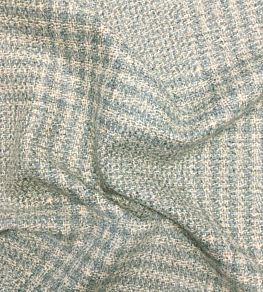 Chiff Chaff Plaid Fabric by Ian Sanderson Dove Blue