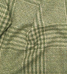 Chiff Chaff Plaid Fabric by Ian Sanderson Green Finch