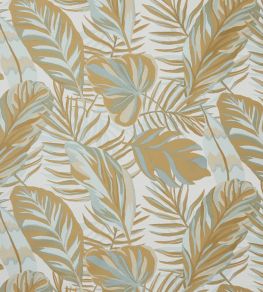 Chili Palm in Lovell Jacquard Fabric by Liberty Pewter
