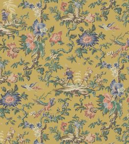 Chinese Garden Wallpaper by Warner House Ochre