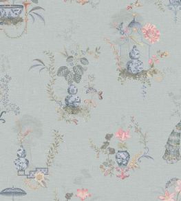 Chinese Porcelain Wallpaper by Eijffinger Light Blue