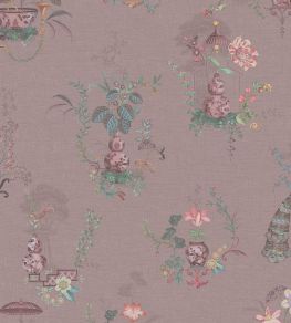 Chinese Porcelain Wallpaper by Eijffinger Mauve