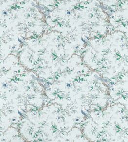 Chintz Wallpaper by Zoffany Blue Stone