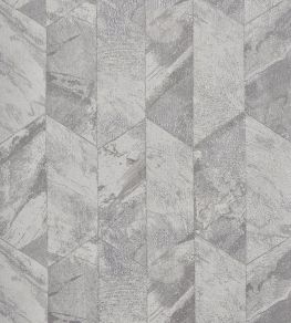Chisel Wallpaper by Prestigious Textiles Pewter