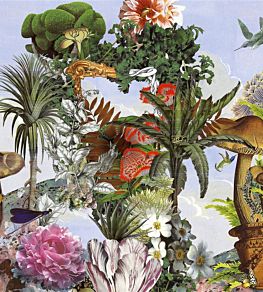 Jardin Des Reves Panoramic Mural by Christian Lacroix Prisme