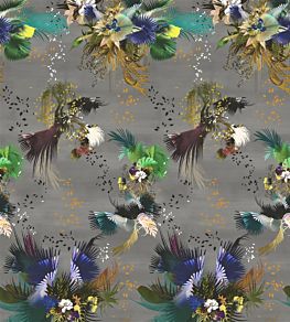 Oiseau Fleur Mural by Christian Lacroix Graphite