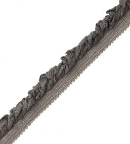 Chrysalis Cord with Tape Trimming by Samuel & Sons Charcoal