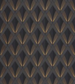 Chrysler Wallpaper by Casadeco Noir Reglisse