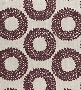 Dashiki Fabric by Clarke & Clarke Plum
