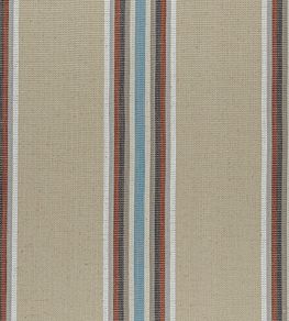Imani Fabric by Clarke & Clarke Cinnabar/Aqua