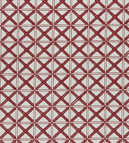 Makenzi Fabric by Clarke & Clarke Red
