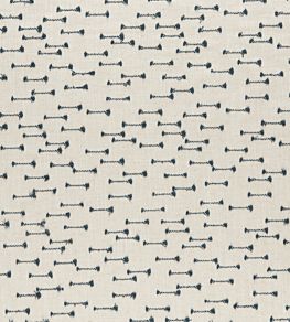 Nala Fabric by Clarke & Clarke Indigo