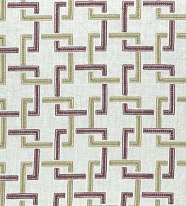 Sekai Fabric by Clarke & Clarke Orchid/Willow