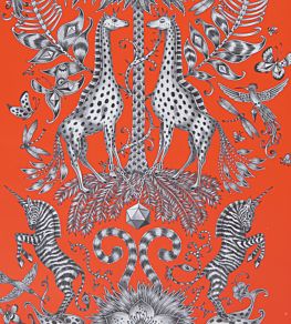 Emma J Shipley Kruger Wallpaper by Clarke & Clarke Flame