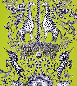 Emma J Shipley Kruger Wallpaper by Clarke & Clarke Lime
