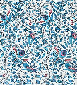 Emma J Shipley Rousseau Wallpaper by Clarke & Clarke Blue