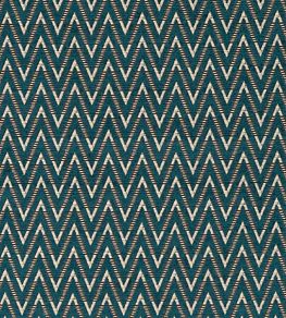 Zion Fabric by Clarke & Clarke Teal