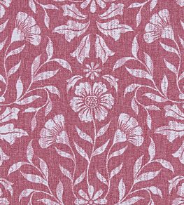 Berkeley Fabric by Clarke & Clarke Raspberry