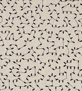 Bibury Fabric by Clarke & Clarke Midnight