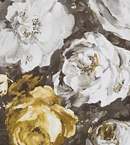 Floretta Wallpaper by Clarke & Clarke Antique/Charcoal