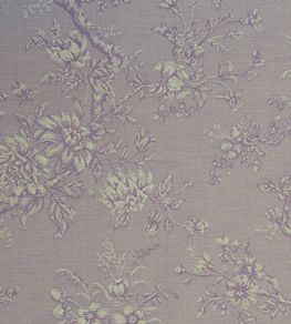 Simone Fabric by Clarke & Clarke Heather