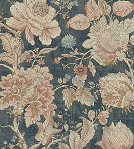 Sissinghurst Fabric by Clarke & Clarke Midnight/Spice