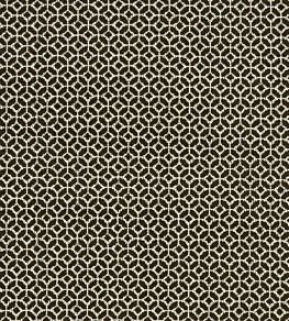 Orbit Fabric by Clarke & Clarke Noir