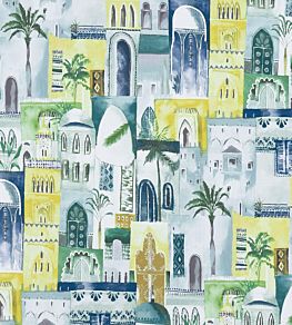 Marrakech Fabric by Clarke & Clarke Mineral
