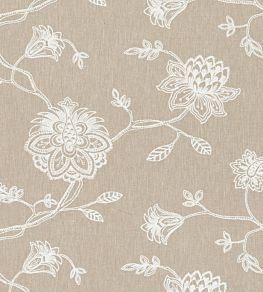 Whitewell Fabric by Clarke & Clarke Natural