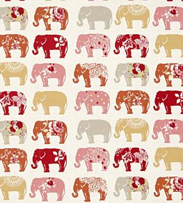 Elephants Fabric by Studio G Spice