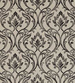 Leyburn Fabric by Clarke & Clarke Charcoal