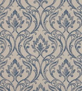 Leyburn Fabric by Clarke & Clarke Denim