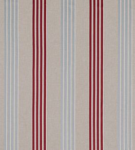 Wensley Fabric by Clarke & Clarke Raspberry/Duckegg