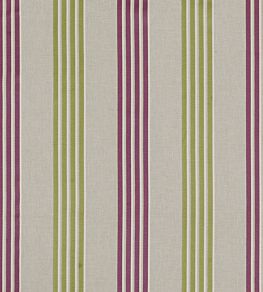 Wensley Fabric by Clarke & Clarke Violet/Citrus