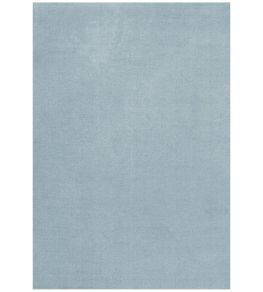 Classic Solid Wool Rug by Layered Blue Clair