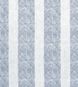 Clipperton Stripe Fabric by Anna French Navy