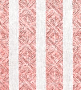 Clipperton Stripe Fabric by Anna French Red