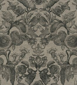 Coccinella Bella Jacquard Wallpaper by Moooi Black & Ivory