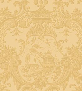 Chippendale China Wallpaper by Cole & Son Yellow