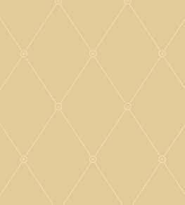 Large Georgian Rope Trellis Wallpaper by Cole & Son Yellow