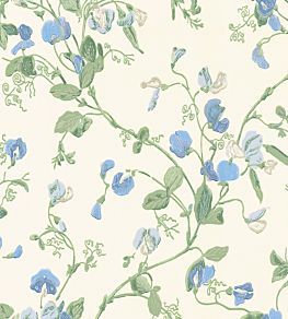 Sweet Pea Wallpaper by Cole & Son Blue