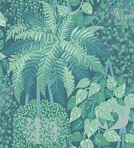 Fern Wallpaper by Cole & Son Viridian & Teal