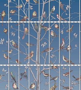 Uccelli Mural by Cole & Son Cerulean Sky