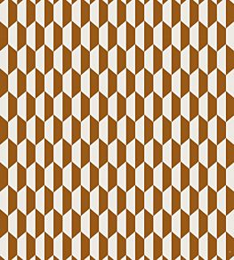 Tile Fabric by Cole & Son Bronze/Cream