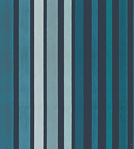 Carousel Stripe Wallpaper by Cole & Son Blue