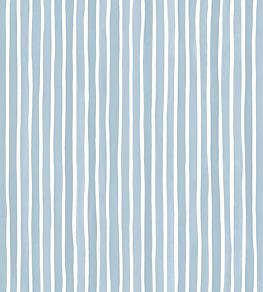 Croquet Stripe Wallpaper by Cole & Son Blue