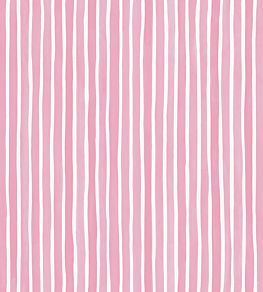 Croquet Stripe Wallpaper by Cole & Son Soft Pink